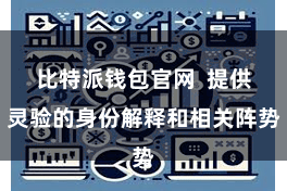 比特派钱包官网  提供灵验的身份解释和相关阵势