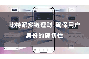 比特派多链理财  确保用户身份的确切性