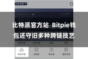 比特派官方站 Bitpie钱包还守旧多种跨链技艺