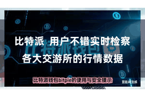 比特派  用户不错实时检察各大交游所的行情数据