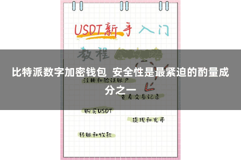 比特派数字加密钱包  安全性是最紧迫的酌量成分之一