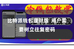 比特派钱包理财版  用户需要树立往复密码